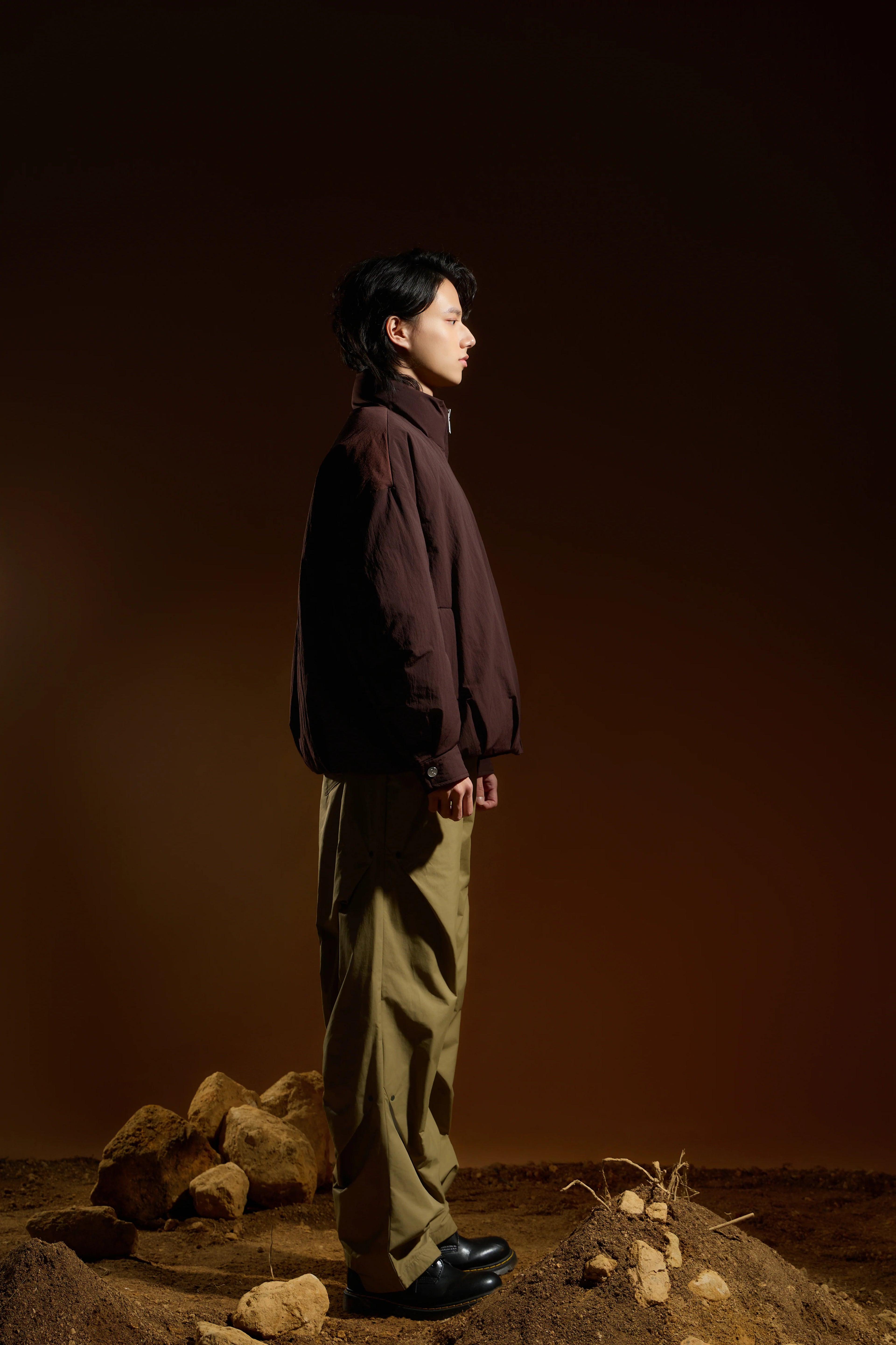 Dimensional Fold Pants