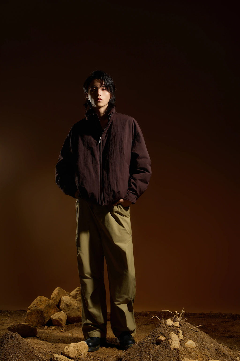 Dimensional Fold Pants