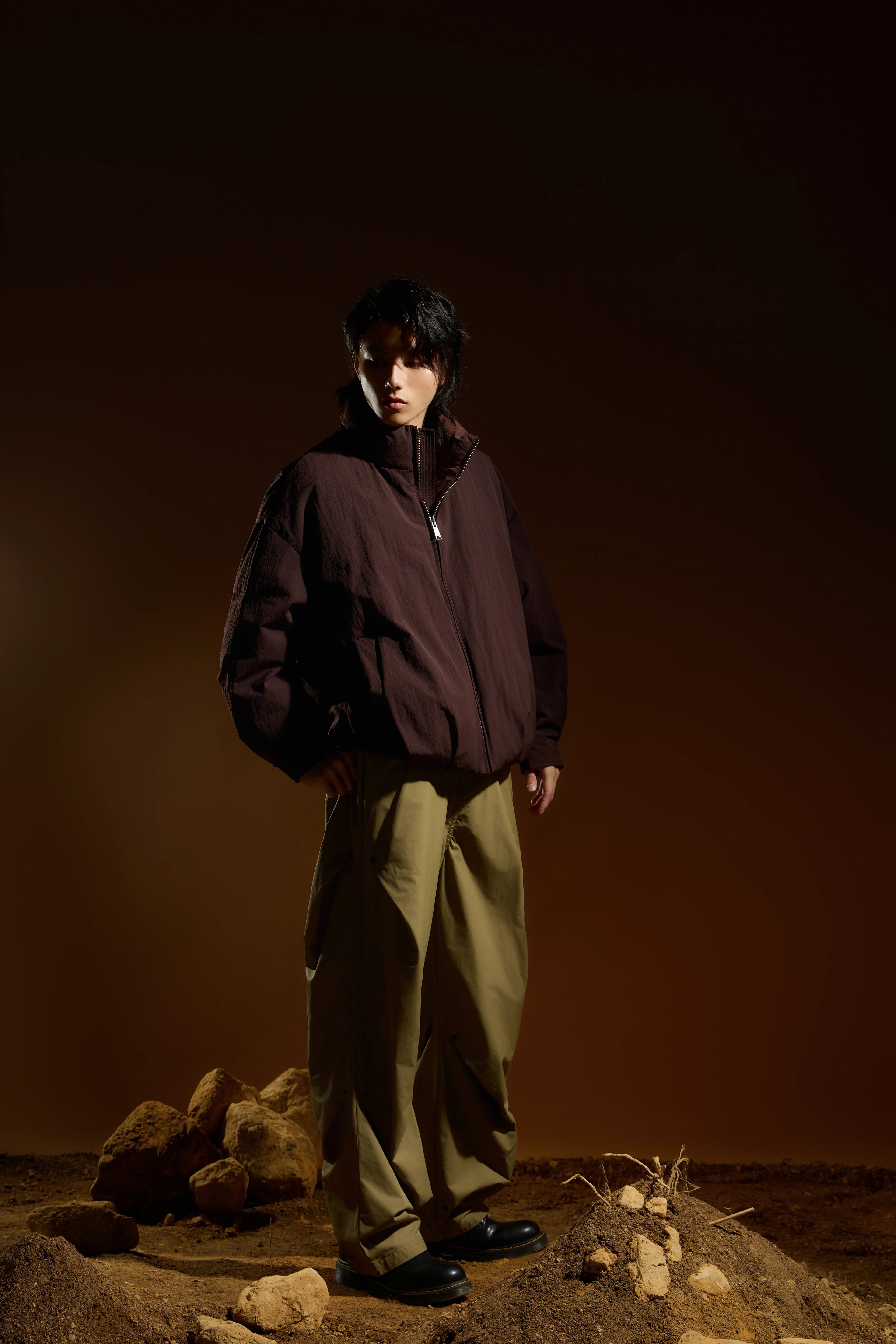 Dimensional Fold Pants