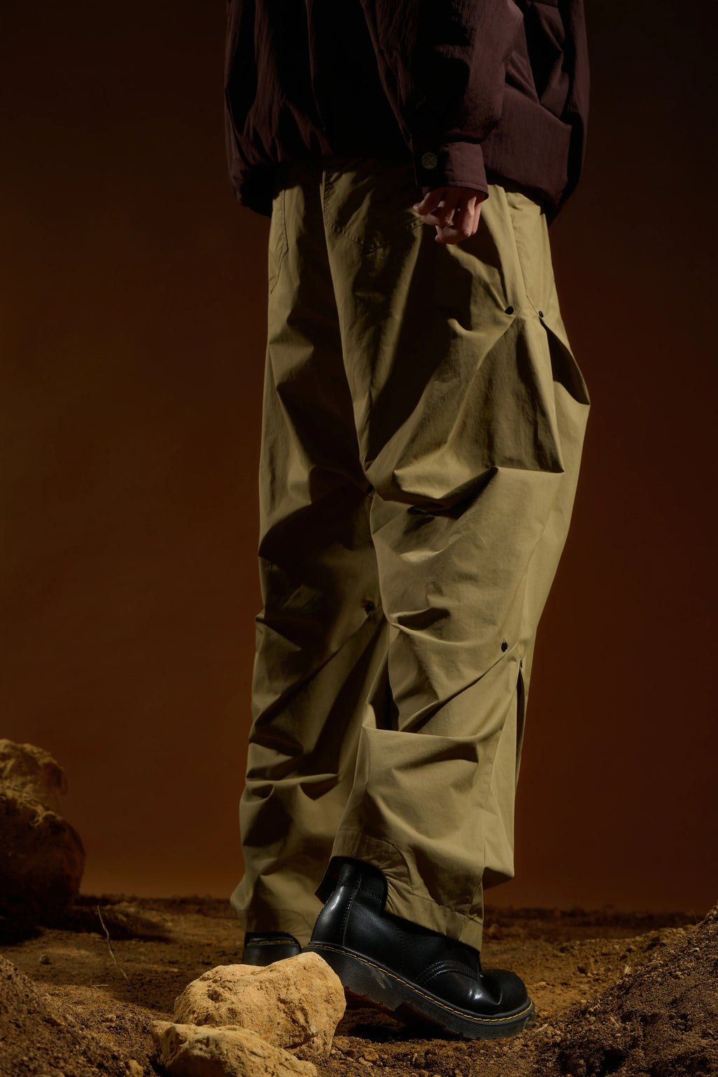 Dimensional Fold Pants