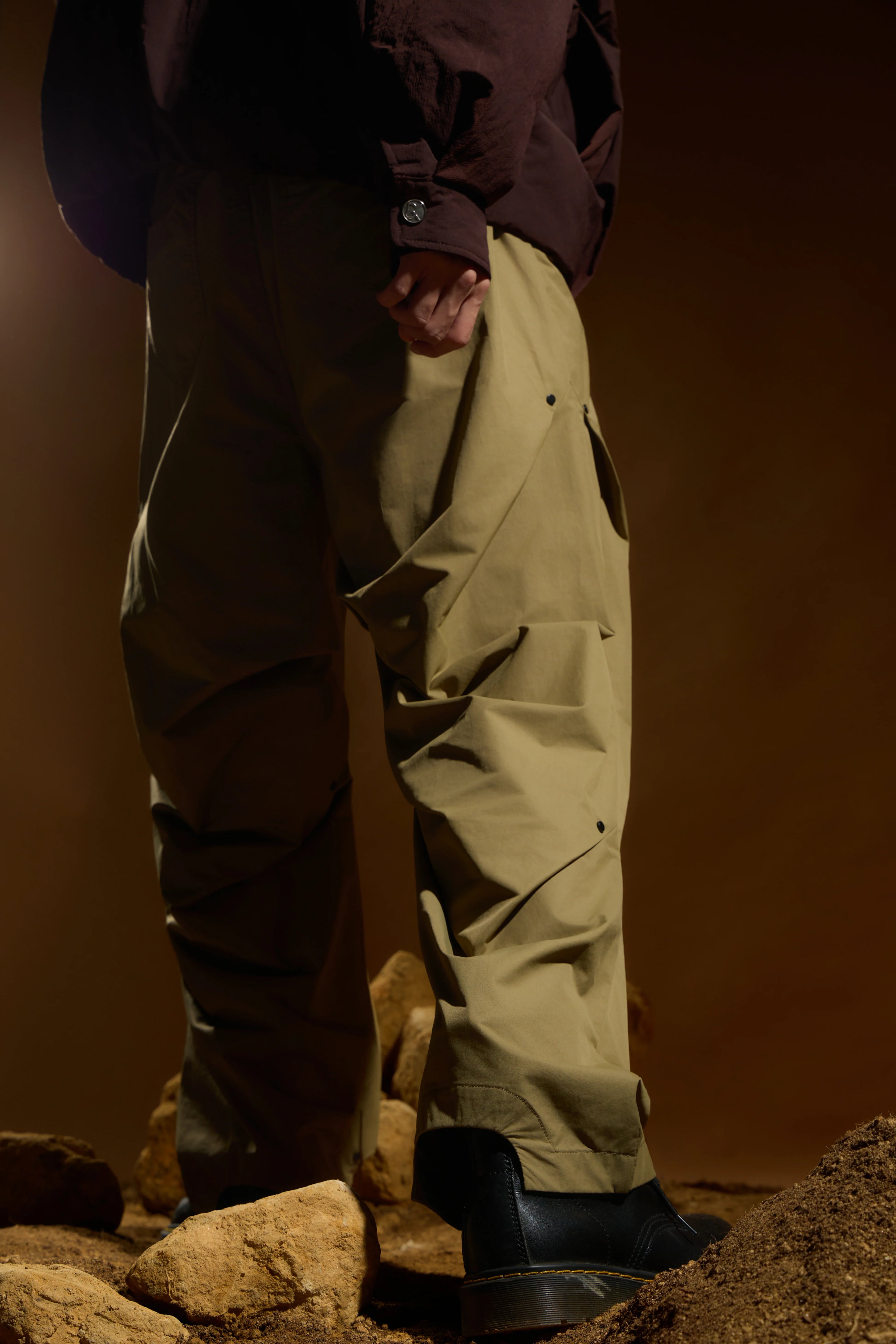 Dimensional Fold Pants