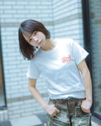 Over Print - MERRY MERRY Ladies mini Tee  - 2 Colors