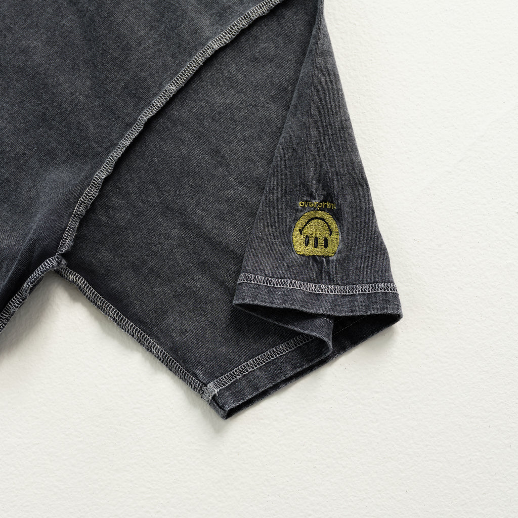 Over Print - Uncle Sam Tee - Charcoal