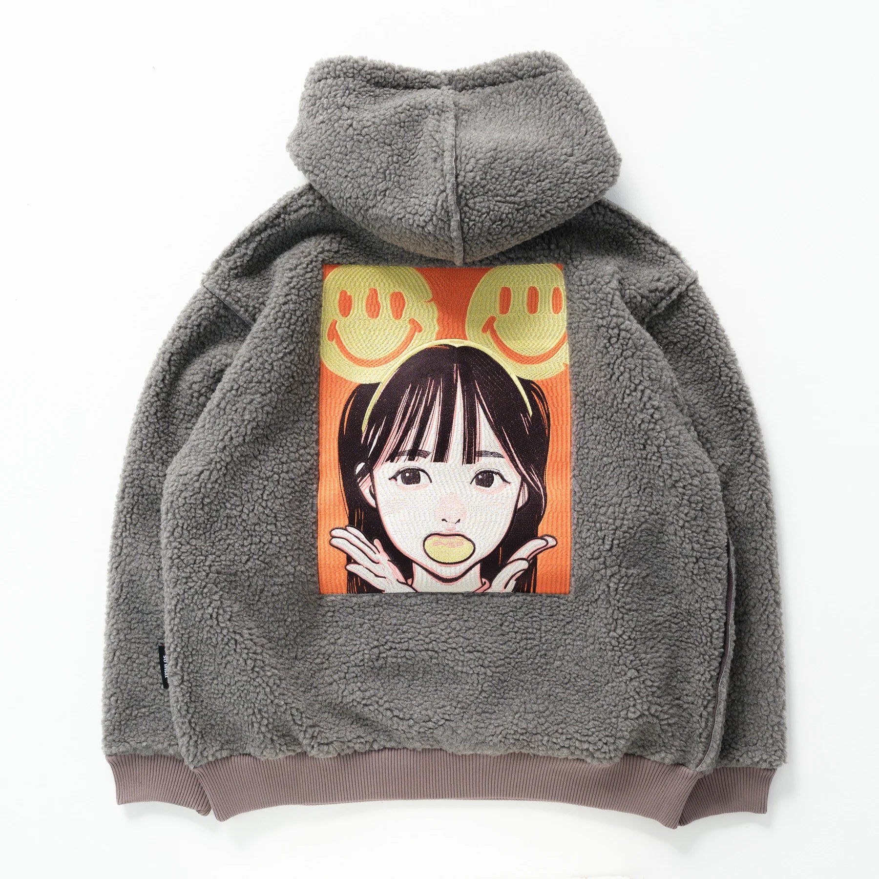 【詢問商品】POP ART Bonding Boa Hoodie Ver:24 - Gray