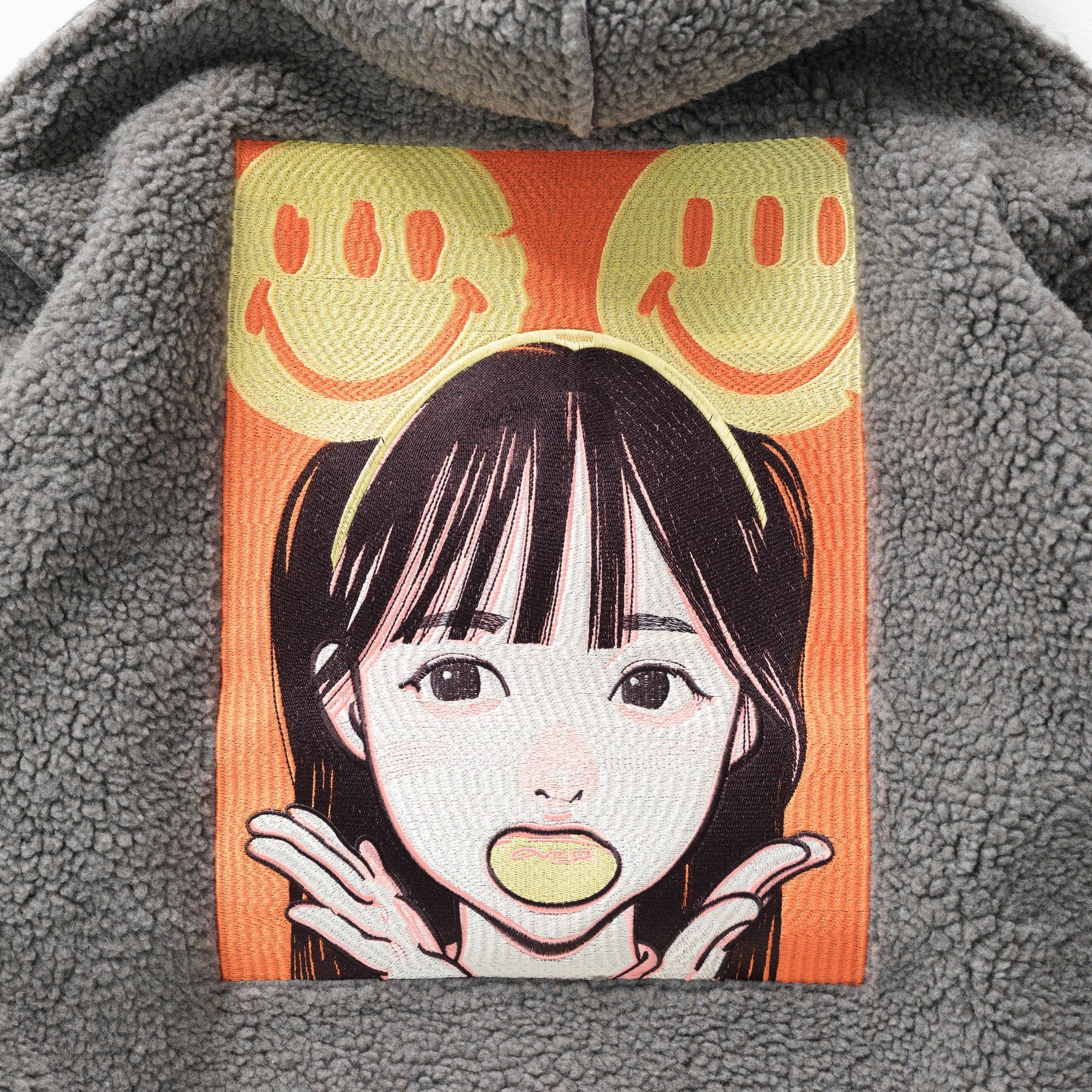【詢問商品】POP ART Bonding Boa Hoodie Ver:24 - Gray