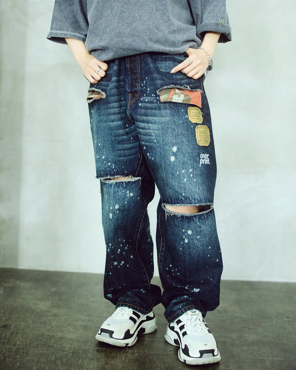 Over Print - REPAIR PANTS TYPE_D