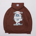Over Print - Uncle Sam Hoodie - Brown