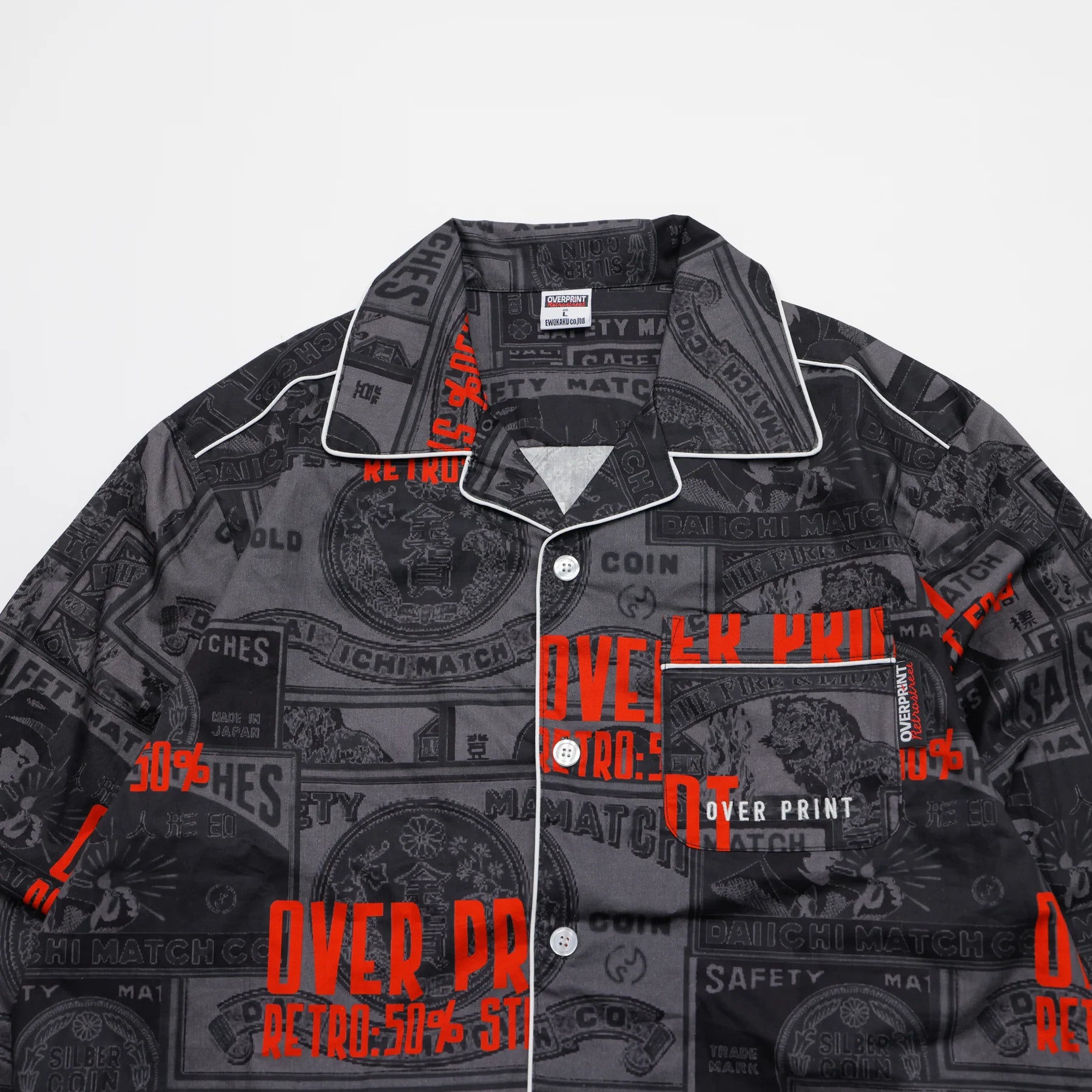 Over Print - LOUNGE SHIRT *日本燐寸工業会