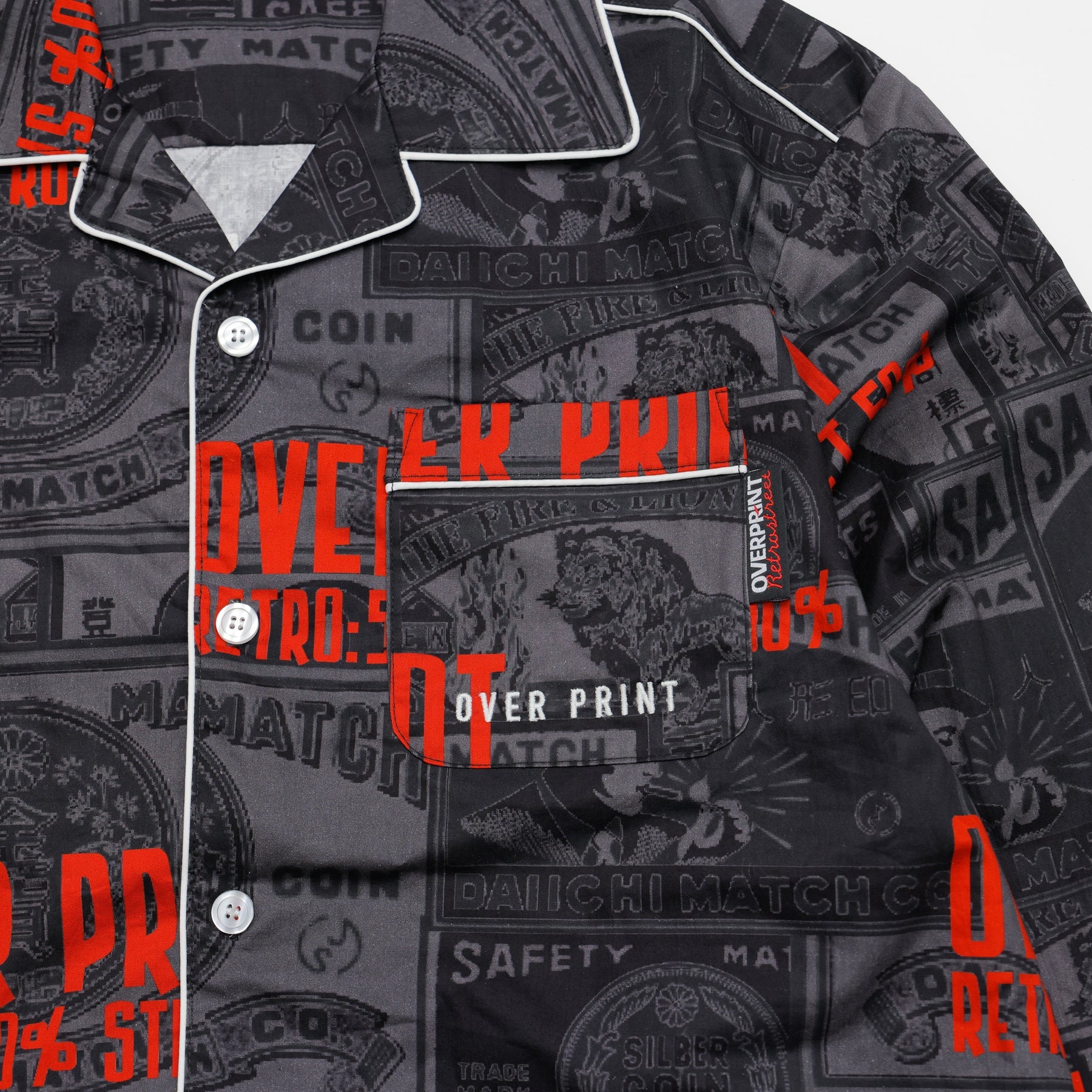 Over Print - LOUNGE SHIRT *日本燐寸工業会