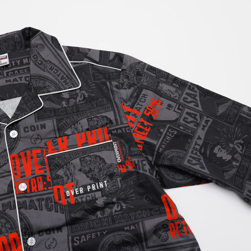 Over Print - LOUNGE SHIRT *日本燐寸工業会