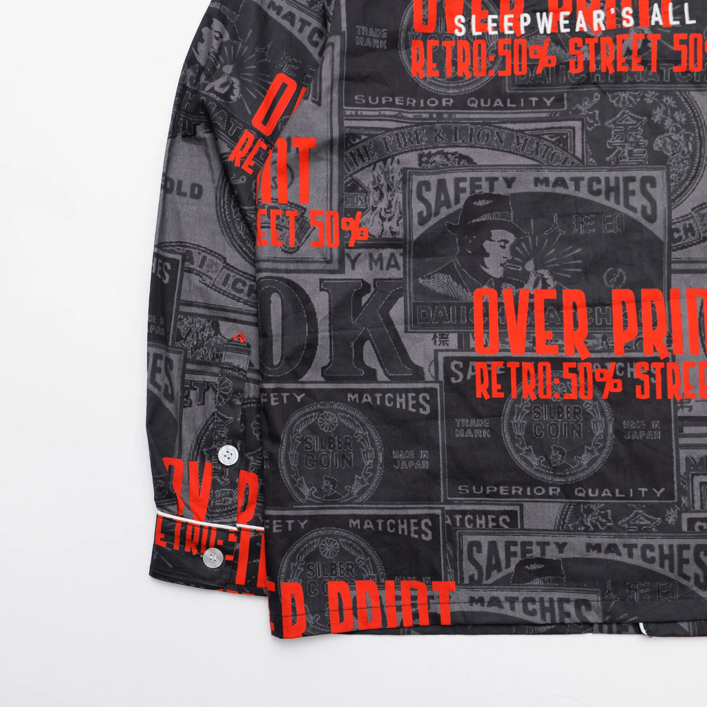 Over Print - LOUNGE SHIRT *日本燐寸工業会