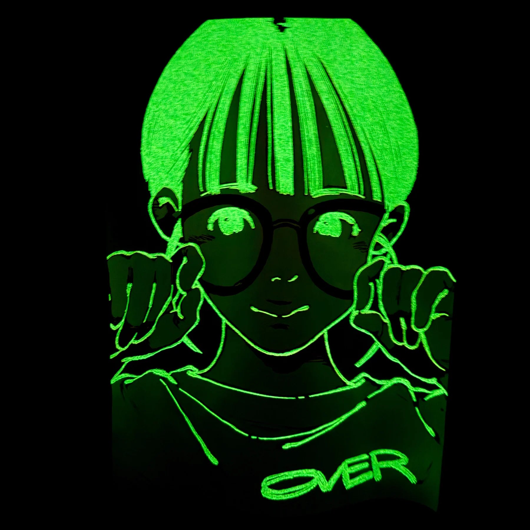【詢問商品】Over Print - POP ART pigment Tee Ver:16 GLOW IN THE DARK