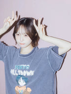 Over Print MELTDOWN pigment Tee 2
