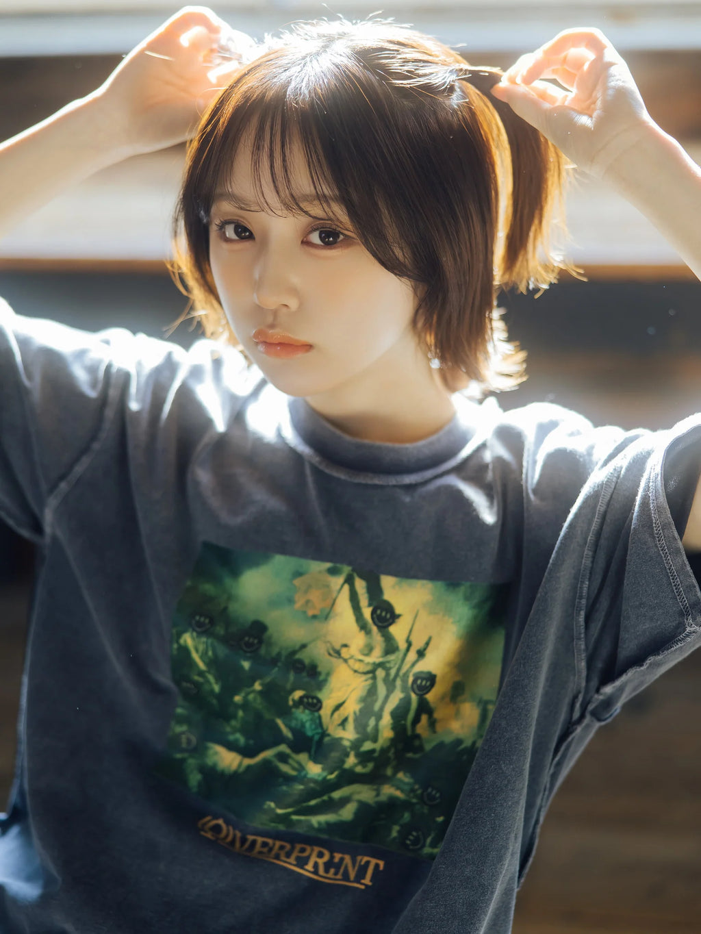 Over Print Revolutionary pigment Tee