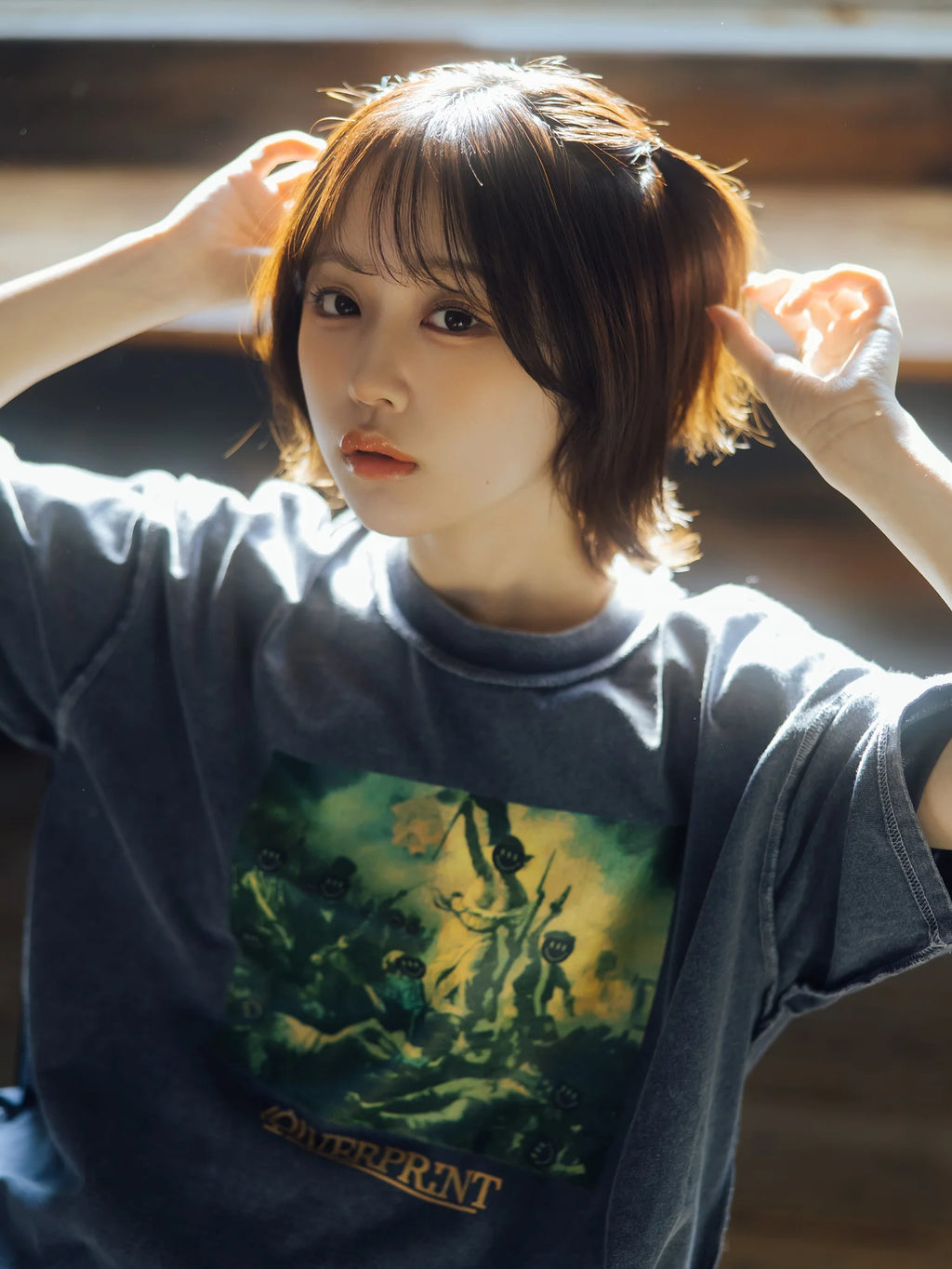 Over Print Revolutionary pigment Tee