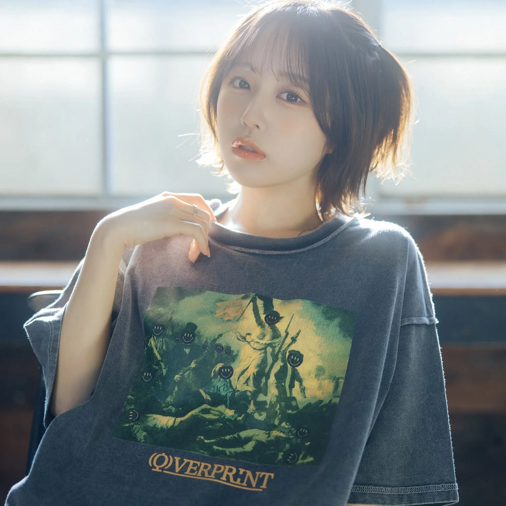 Over Print Revolutionary pigment Tee