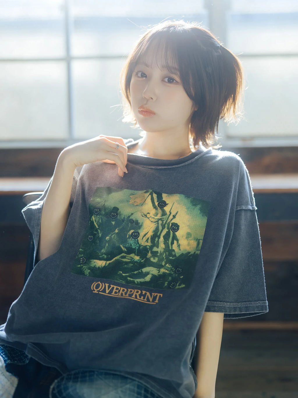 Over Print Revolutionary pigment Tee