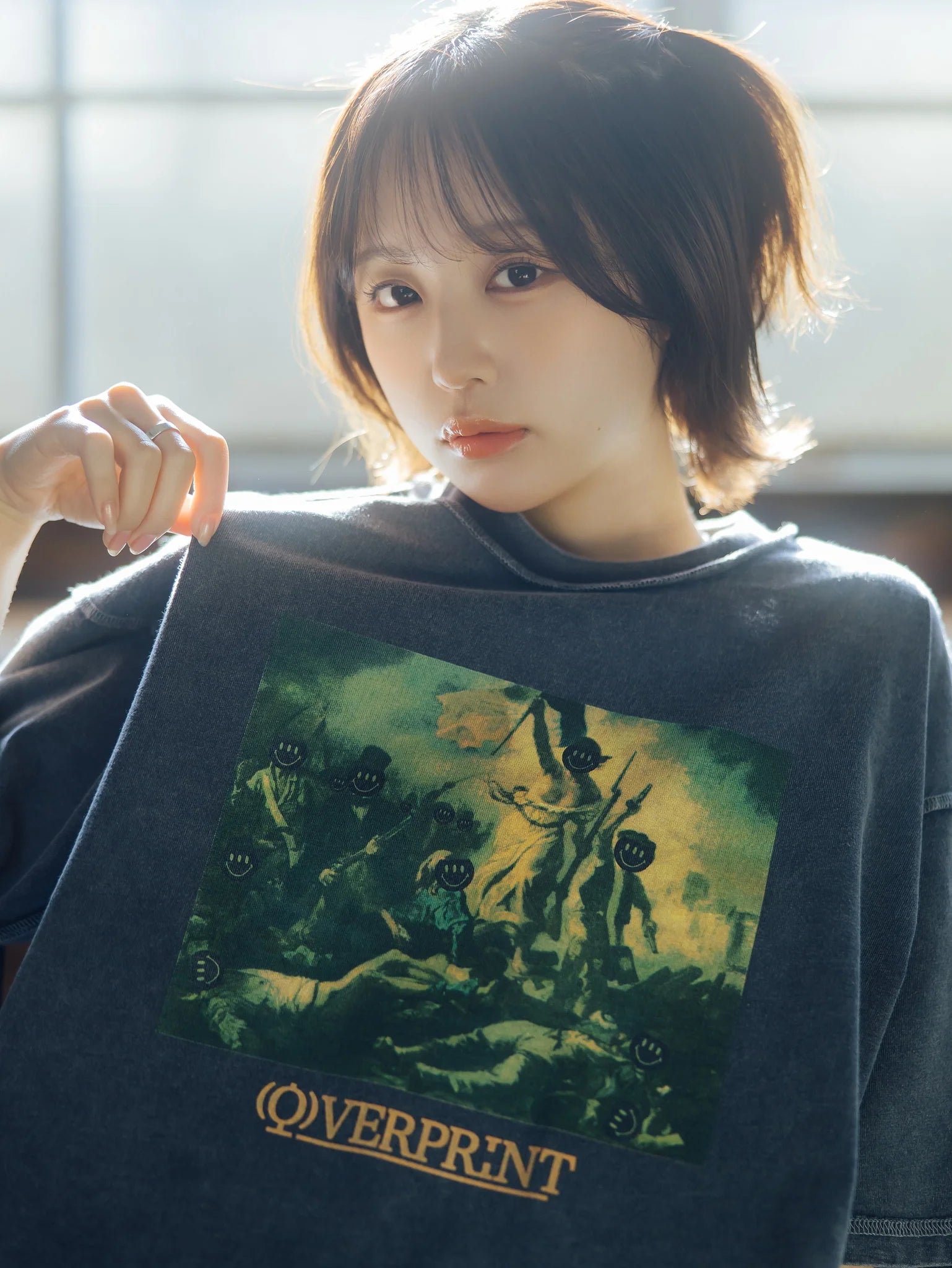 Over Print Revolutionary pigment Tee