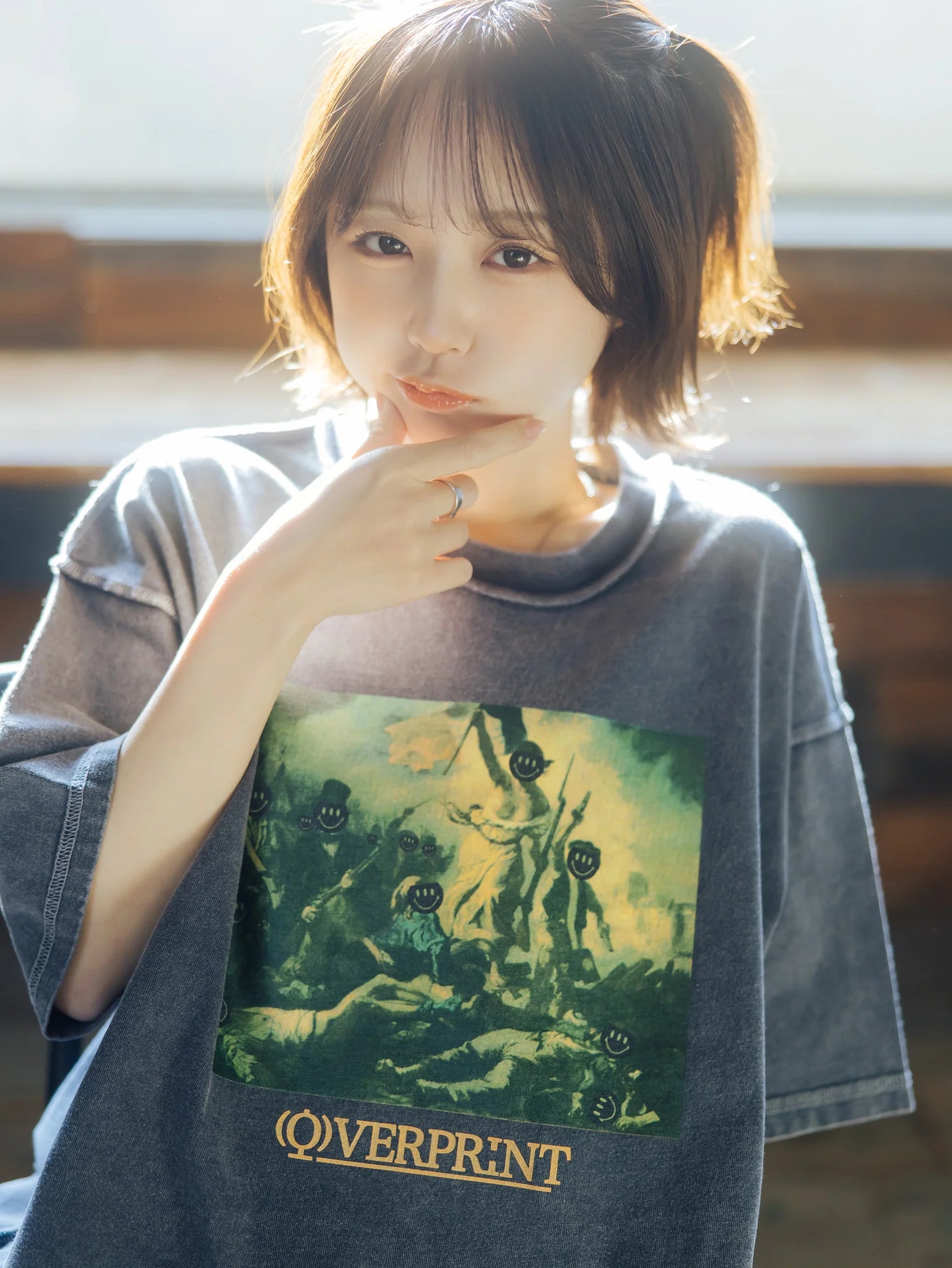 Over Print Revolutionary pigment Tee