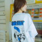 Over Print ZEROZEROHERO Global Delivery Tee