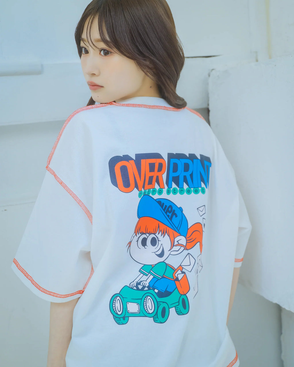 Over Print ZEROZEROHERO POSTMAN Tee