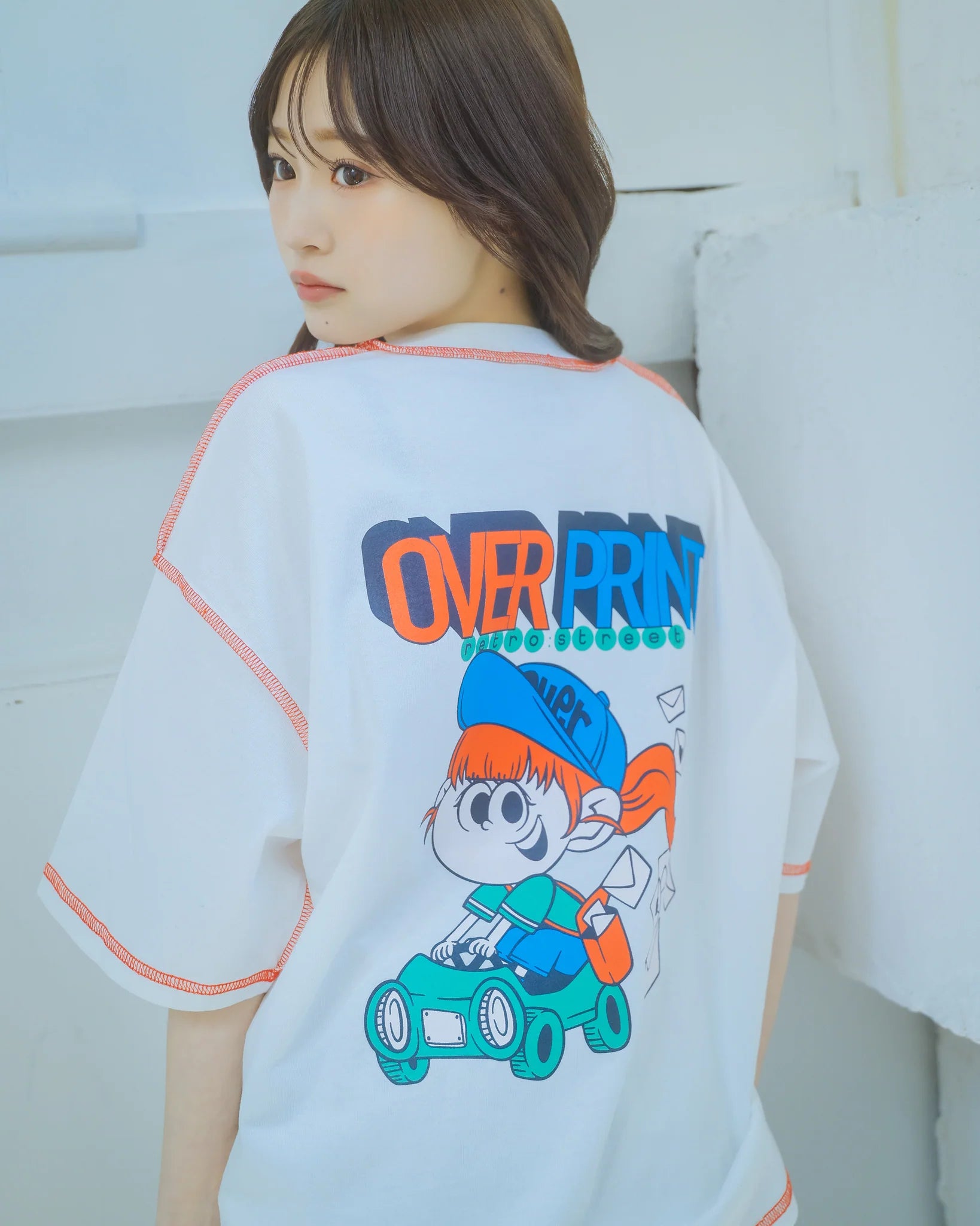 Over Print ZEROZEROHERO POSTMAN Tee