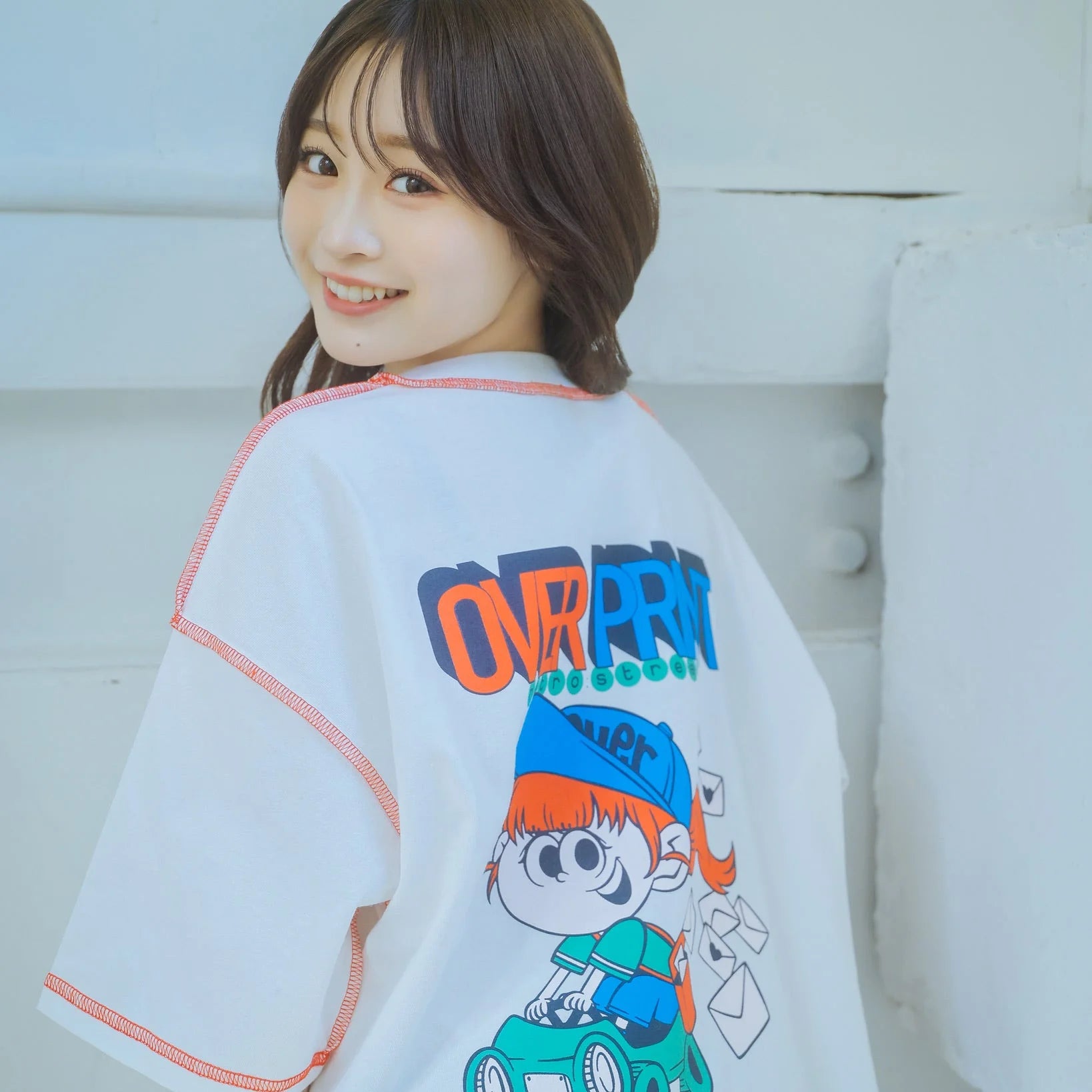 Over Print ZEROZEROHERO POSTMAN Tee