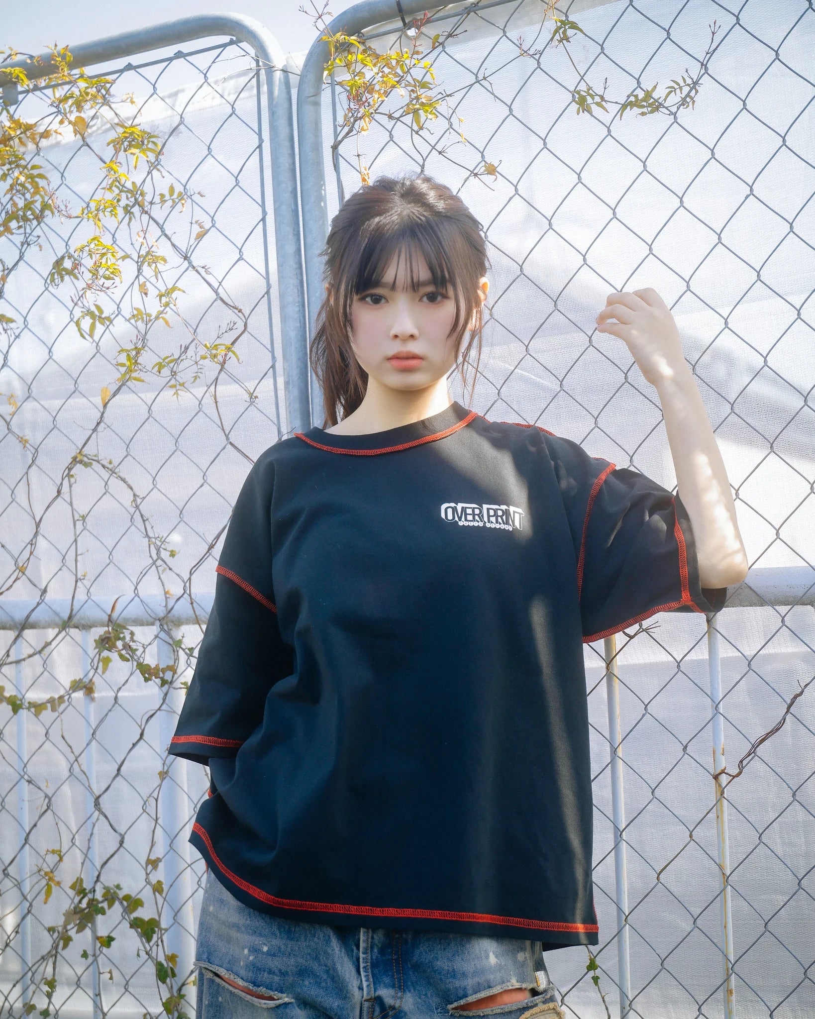 Over Print ZEROZEROHERO POSTMAN Tee