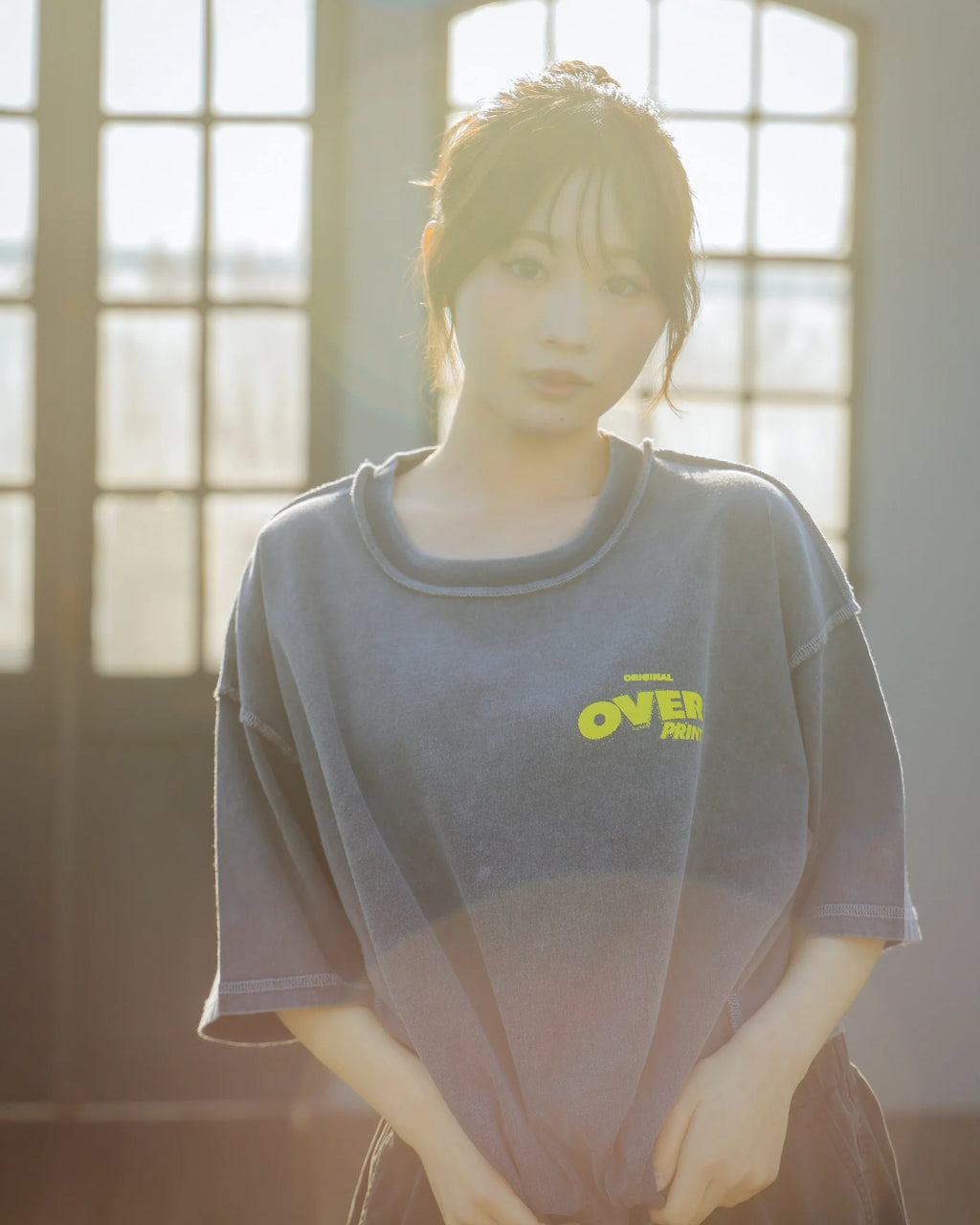 Over Print COTOH POP ART pigment Tee Ver:23 GLOW IN THE DARK