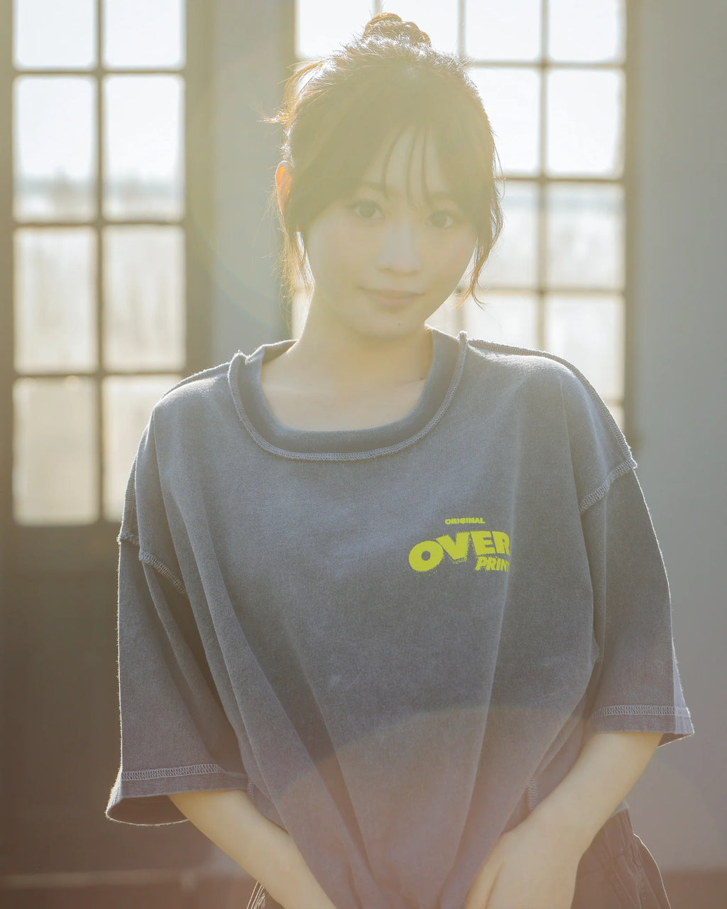 Over Print COTOH POP ART pigment Tee Ver:23 GLOW IN THE DARK