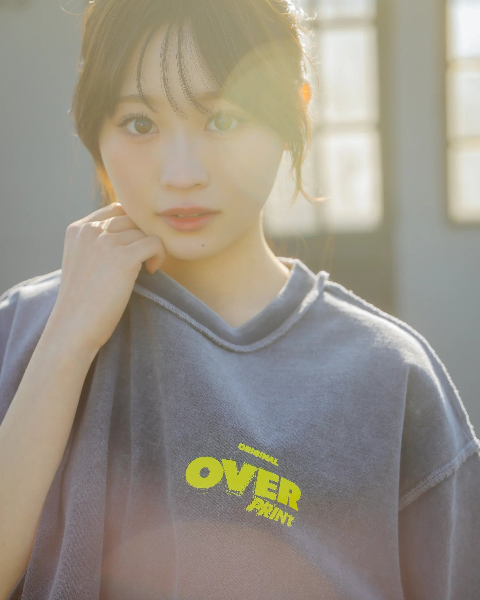 Over Print COTOH POP ART pigment Tee Ver:23 GLOW IN THE DARK