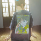 Over Print COTOH POP ART pigment Tee Ver:23 GLOW IN THE DARK