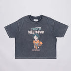 Over Print MELTDOWN pigment Tee 2