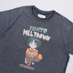 Over Print MELTDOWN pigment Tee 2