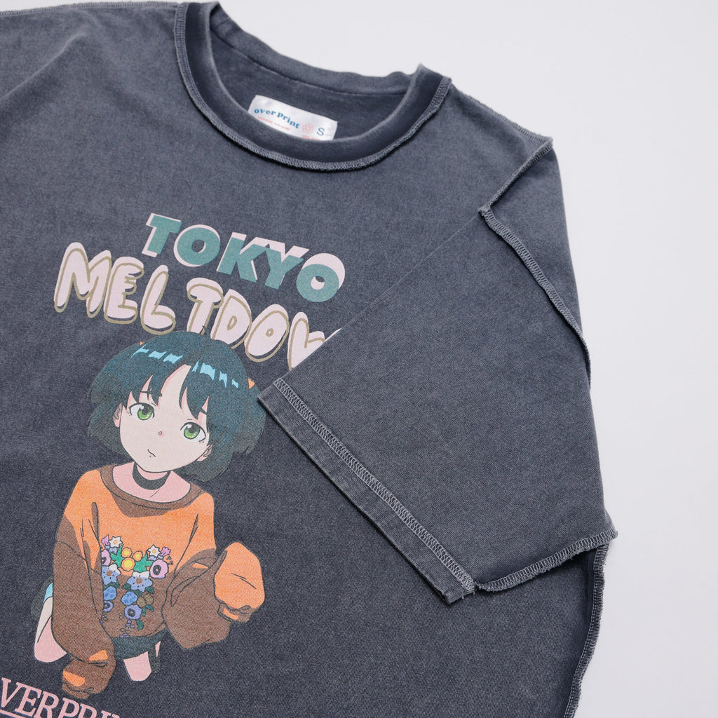 Over Print MELTDOWN pigment Tee 2