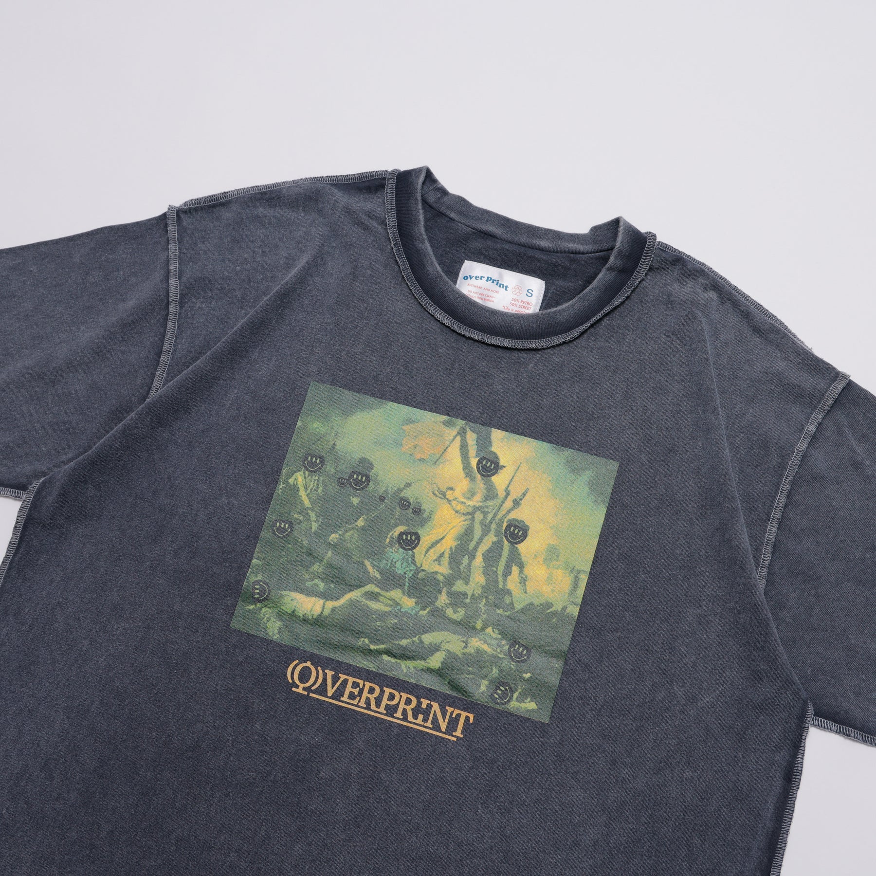 Over Print Revolutionary pigment Tee