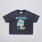 Over Print MAGAZINE pigment Tee
