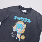 Over Print MAGAZINE pigment Tee