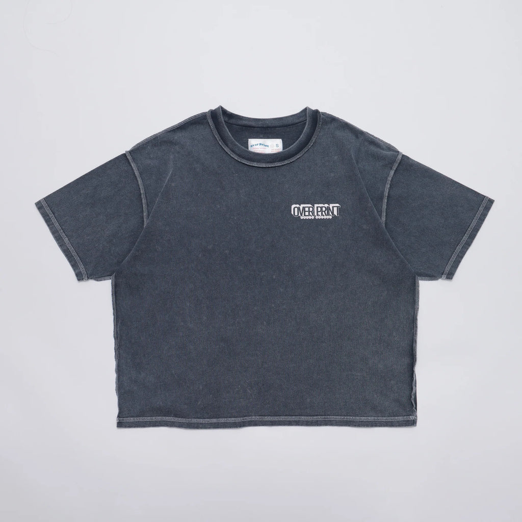 Over Print ZEROZEROHERO Global Delivery pigment Tee