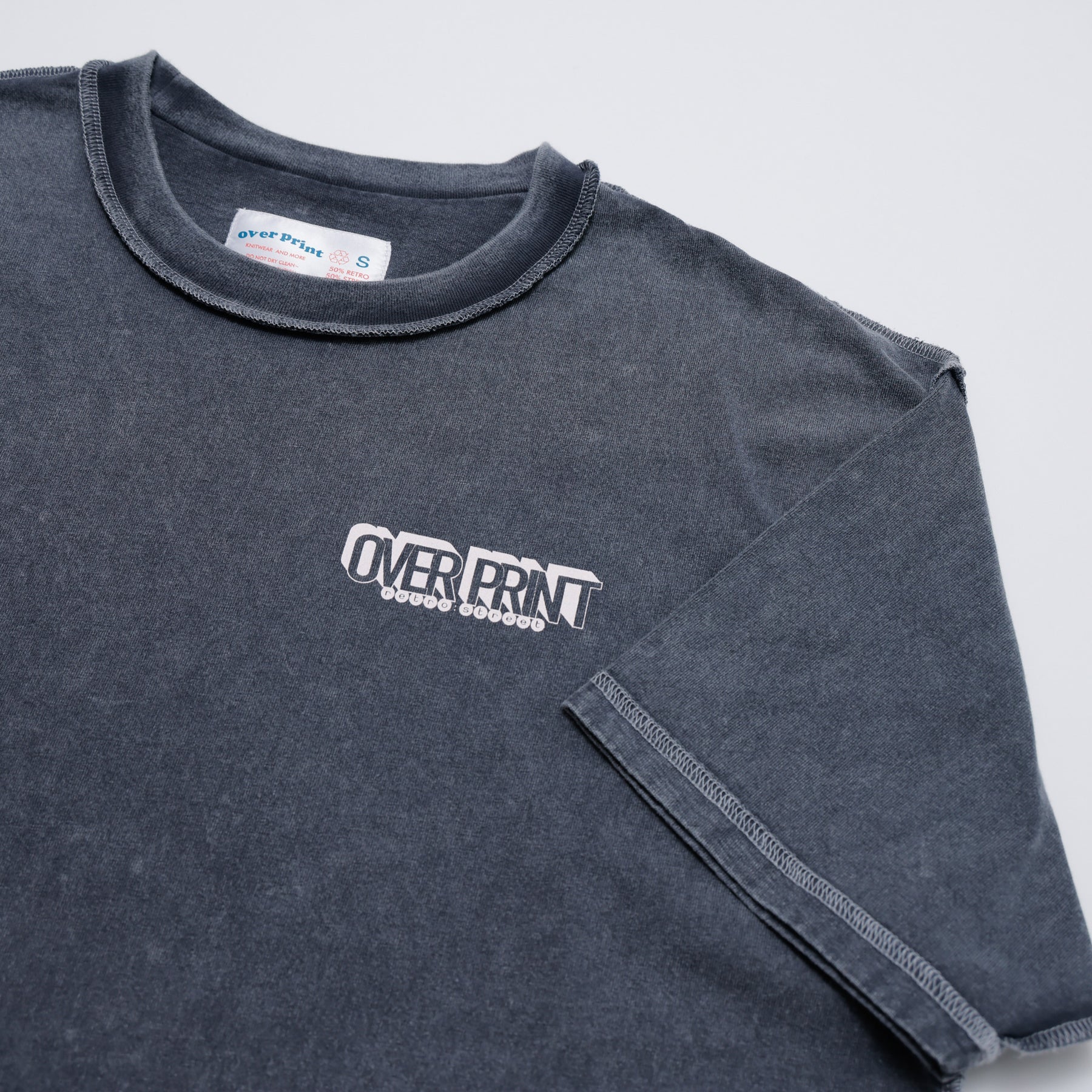 Over Print ZEROZEROHERO Global Delivery pigment Tee
