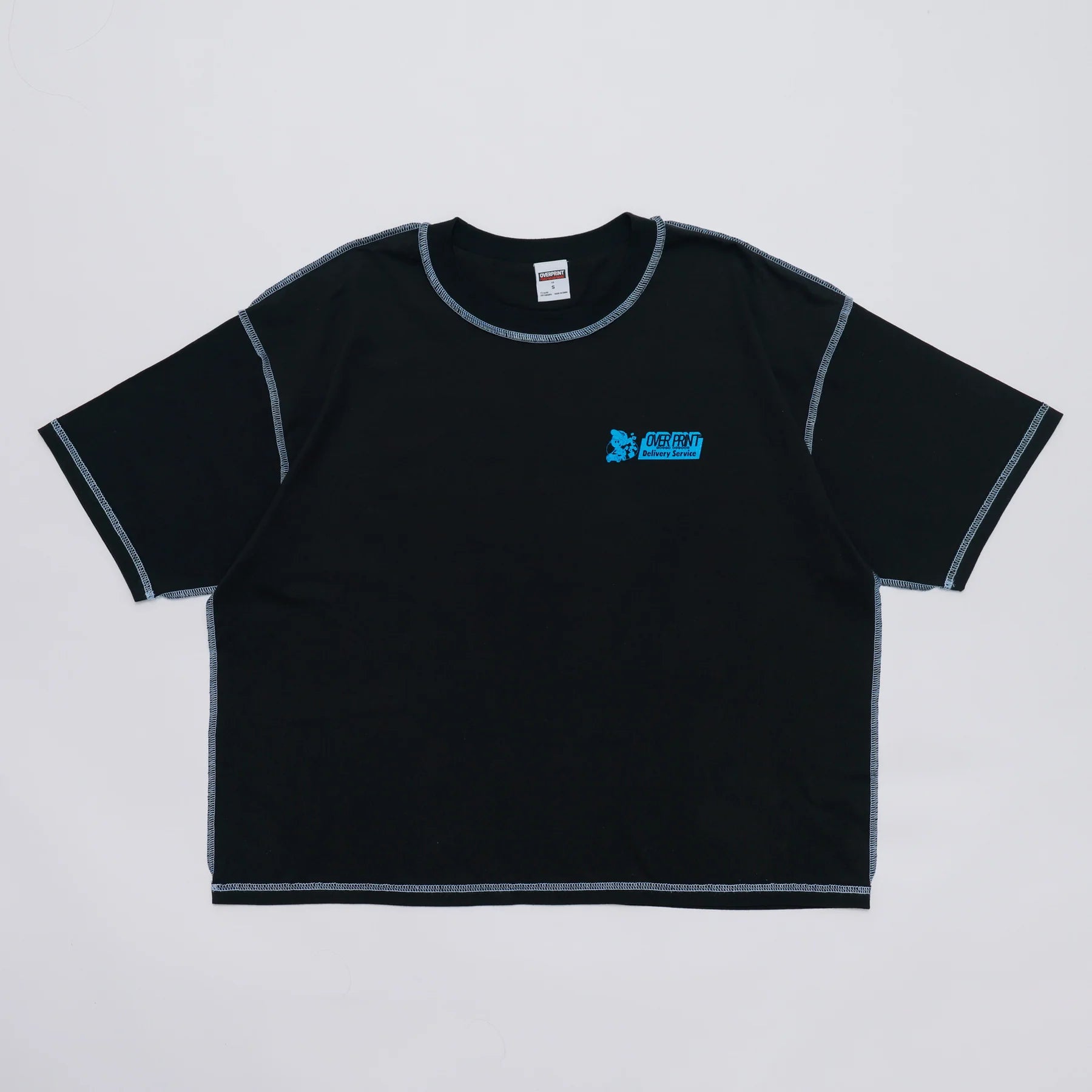 Over Print ZEROZEROHERO Global Delivery Tee