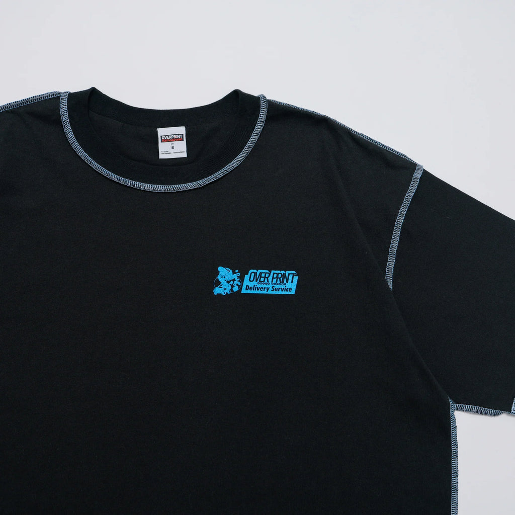 Over Print ZEROZEROHERO Global Delivery Tee