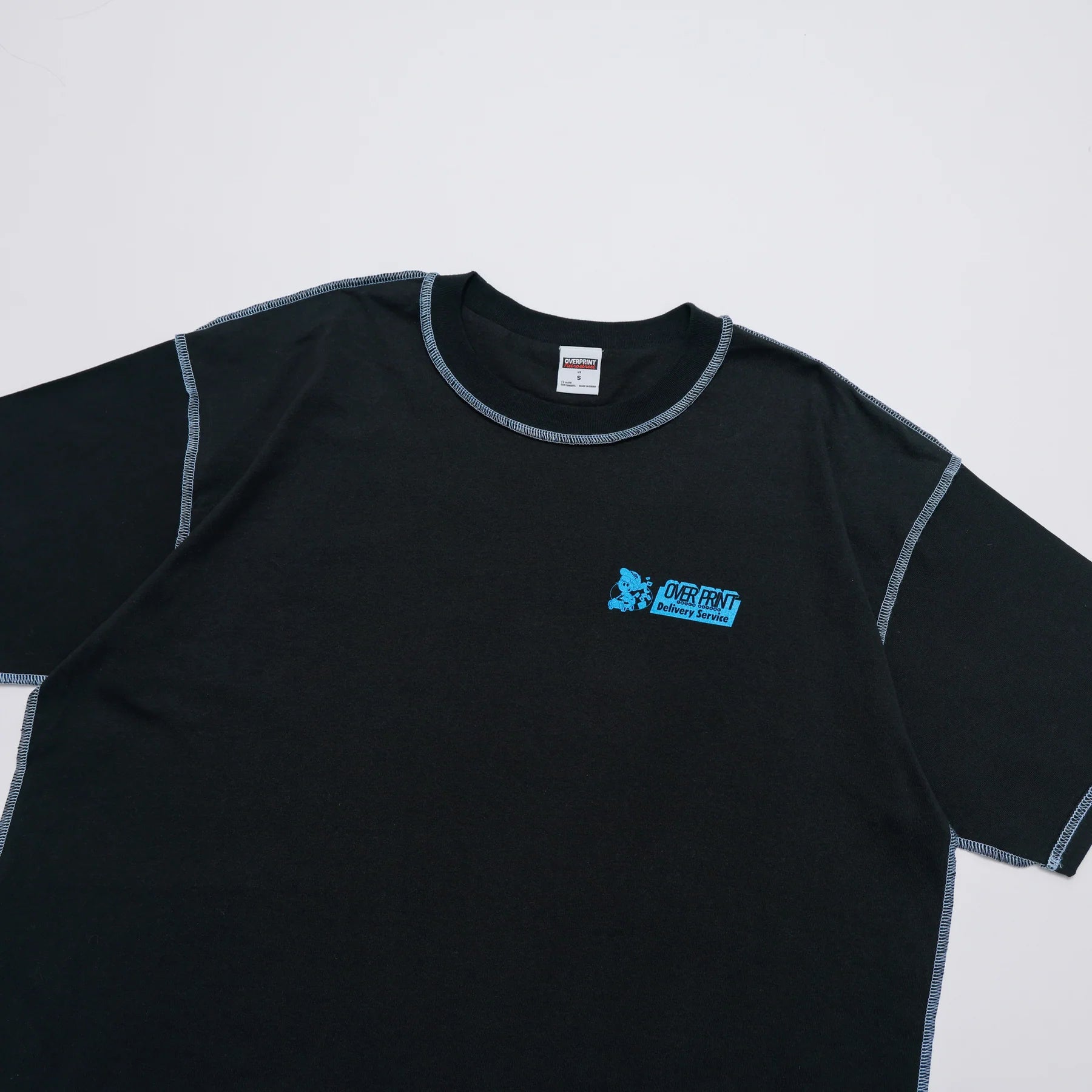 Over Print ZEROZEROHERO Global Delivery Tee