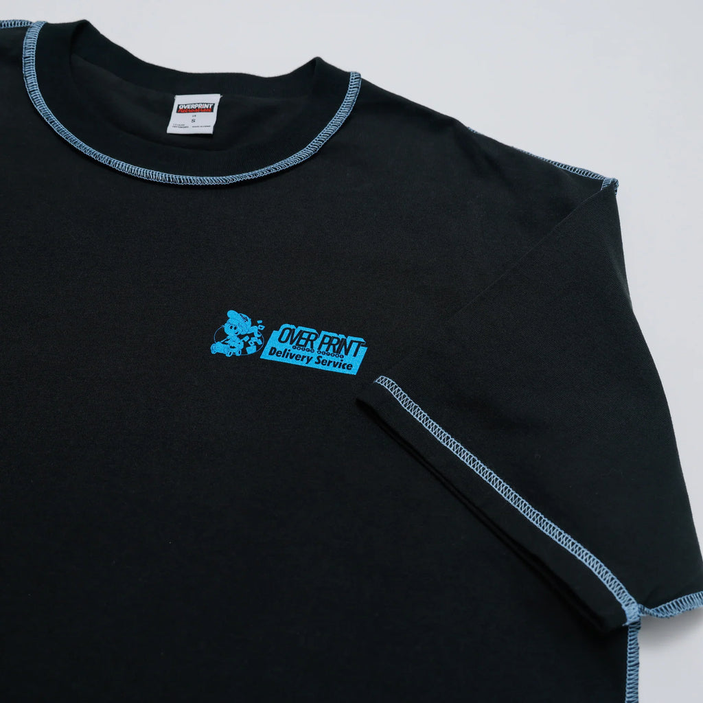 Over Print ZEROZEROHERO Global Delivery Tee