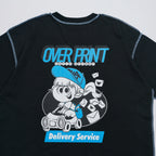 Over Print ZEROZEROHERO Global Delivery Tee