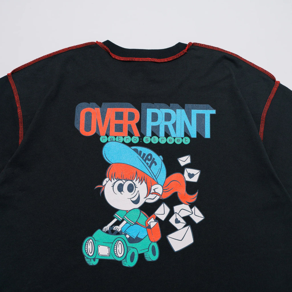 Over Print ZEROZEROHERO POSTMAN Tee