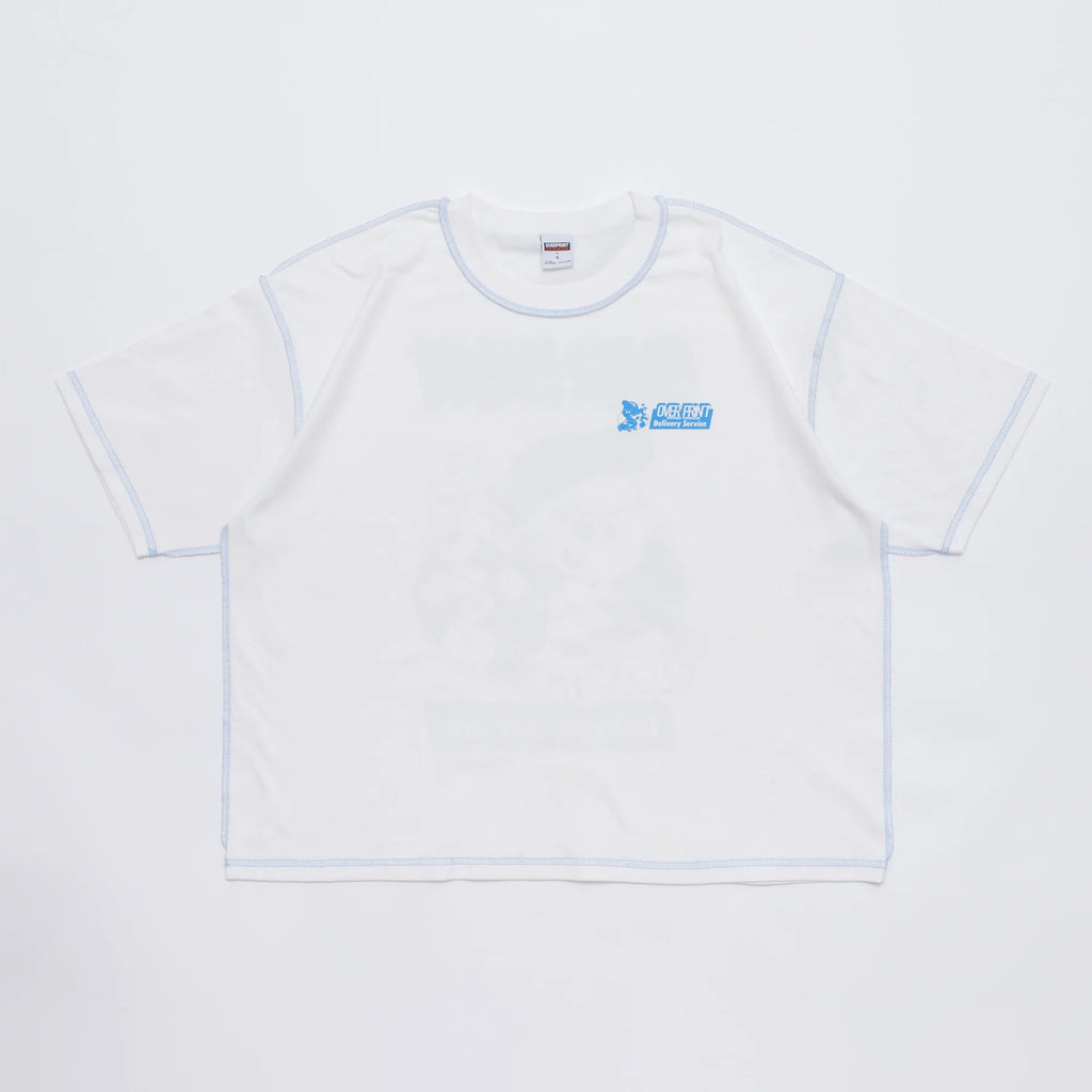 Over Print ZEROZEROHERO Global Delivery Tee