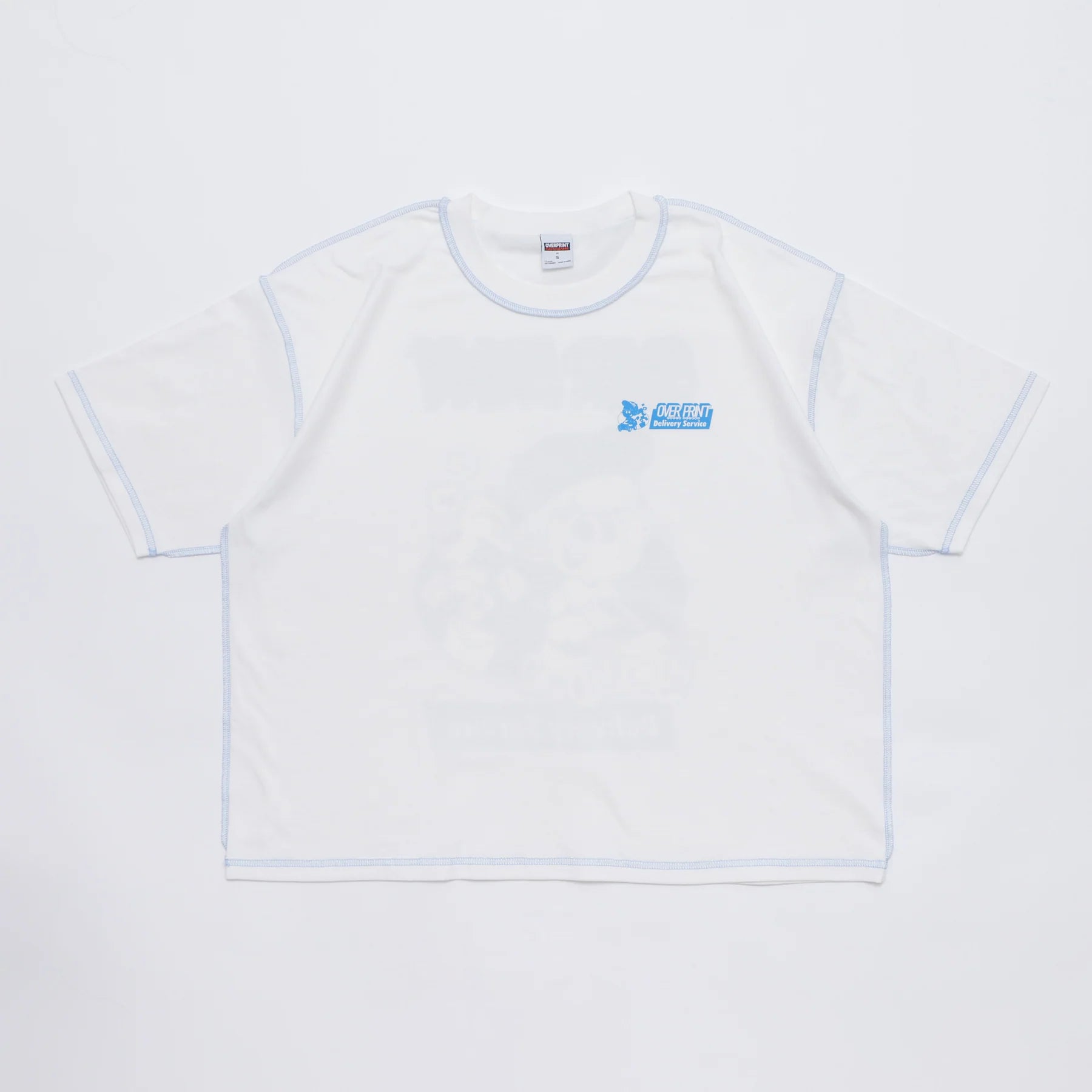 Over Print ZEROZEROHERO Global Delivery Tee