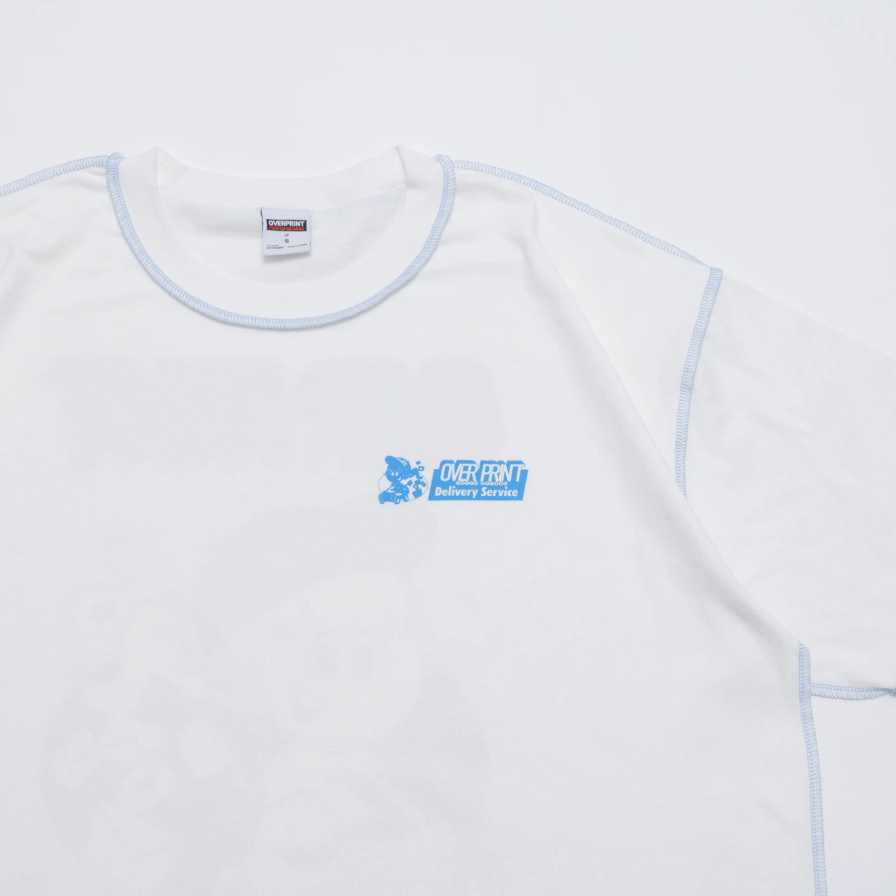Over Print ZEROZEROHERO Global Delivery Tee