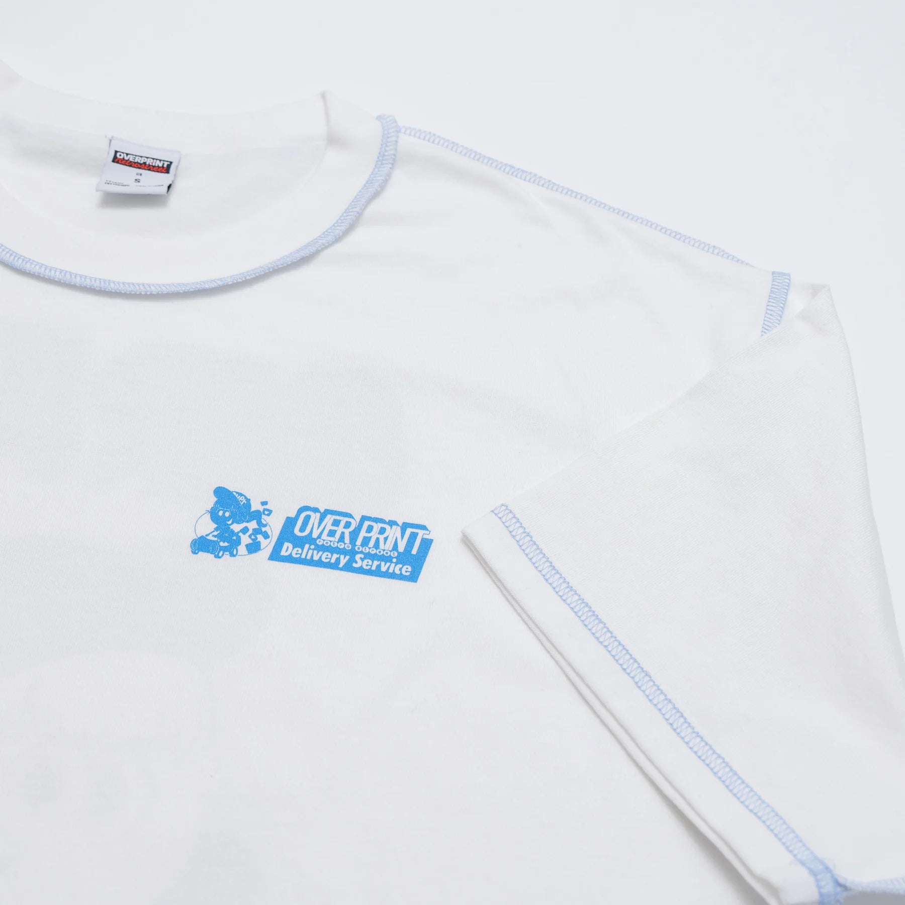 Over Print ZEROZEROHERO Global Delivery Tee